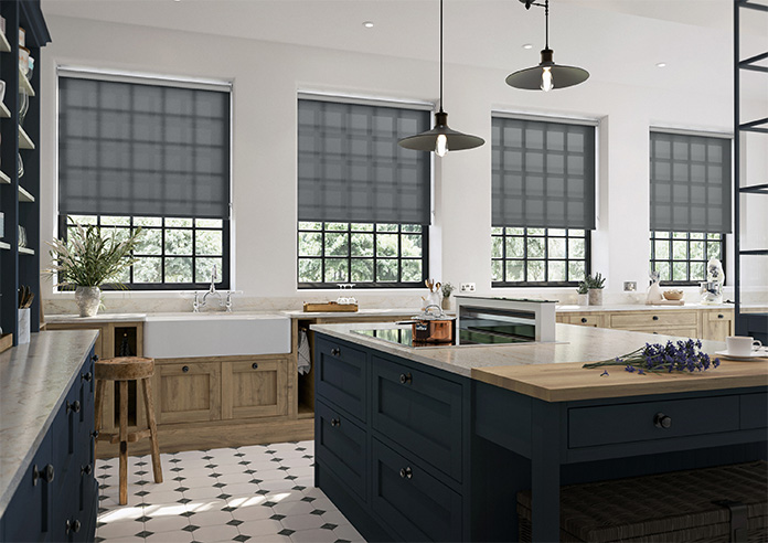 Roma (FR), Char Grey - Twist&Fit Roller Blind - Image 7